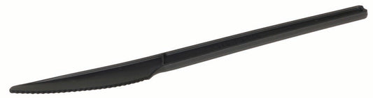 REUSABLE Messer 16,8 cm - CPLA - Schwarz (20 x 50 Stück)