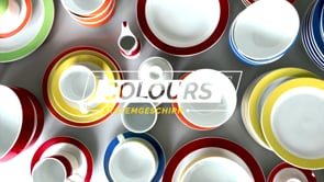 COLOURS Dessertteller (mit Fahne) - (Ø 18 cm) - Grün